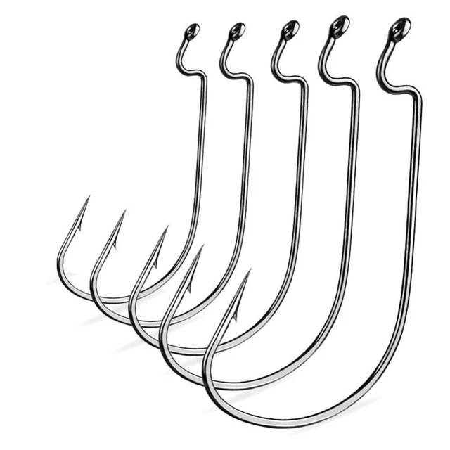 10pcs/lot High Carbon Steel Fishing Hooks Set Barbed FishHooks for  Freshwater Saltwater Fishing Gear fishing accessories - AliExpress