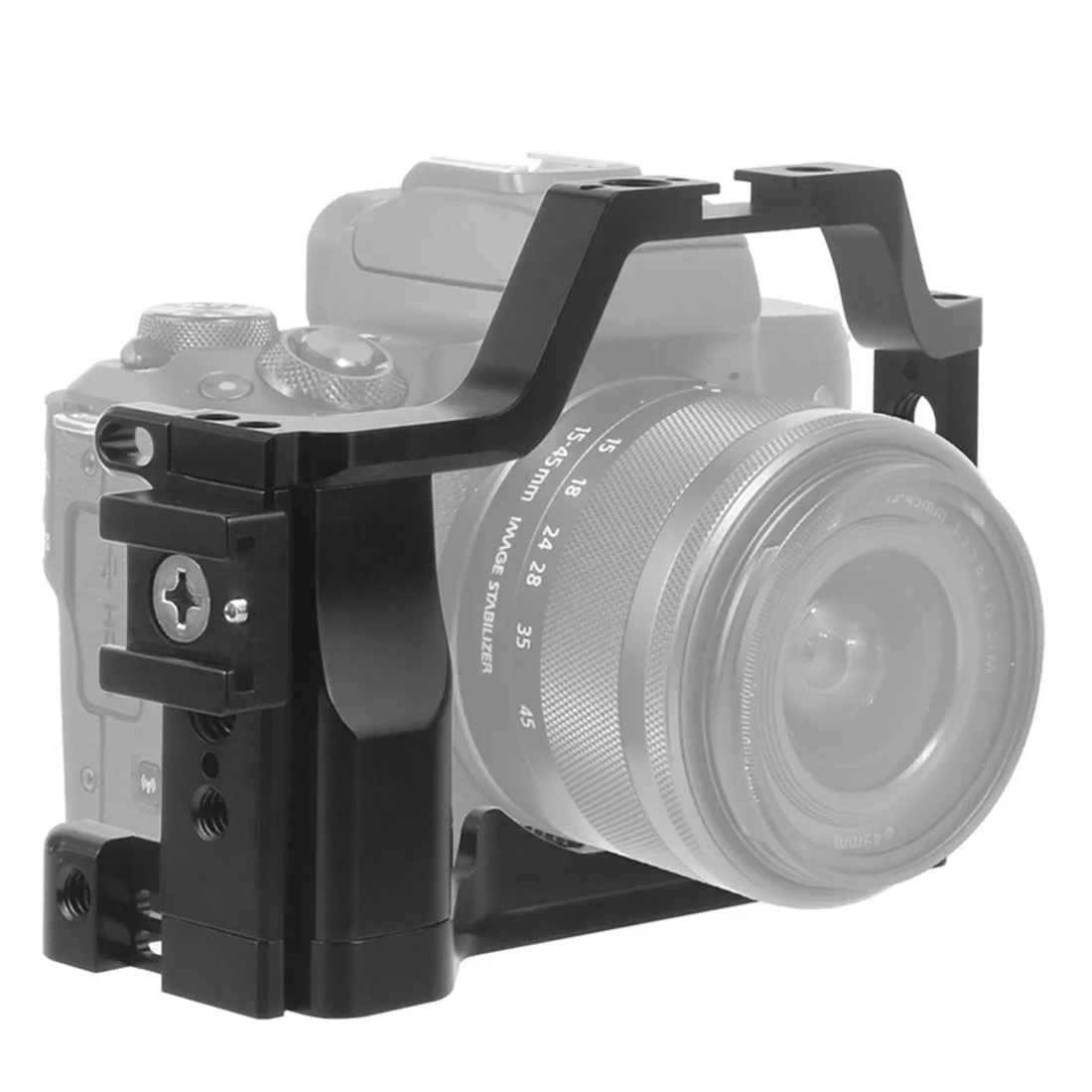 M50 Kamera Käfig Rig Form-Fitting für Canon EOS Mark M5 M50II SLR 3/8 1/4 Kaltschuh Halterung für Arri Griff Monitor Vlog Stabilisator – Detail 34