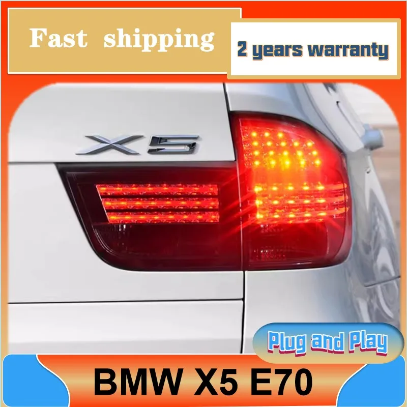 

Car Styling for BMW X5 E70 Tail Lights 2007-2013 X5 E70 Tail Lamp Rear DRL Fog Brake Turn Signal Reversing
