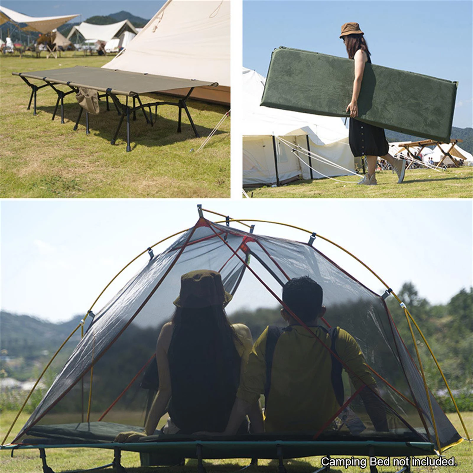 1 Person Camping Tent for Cot 5