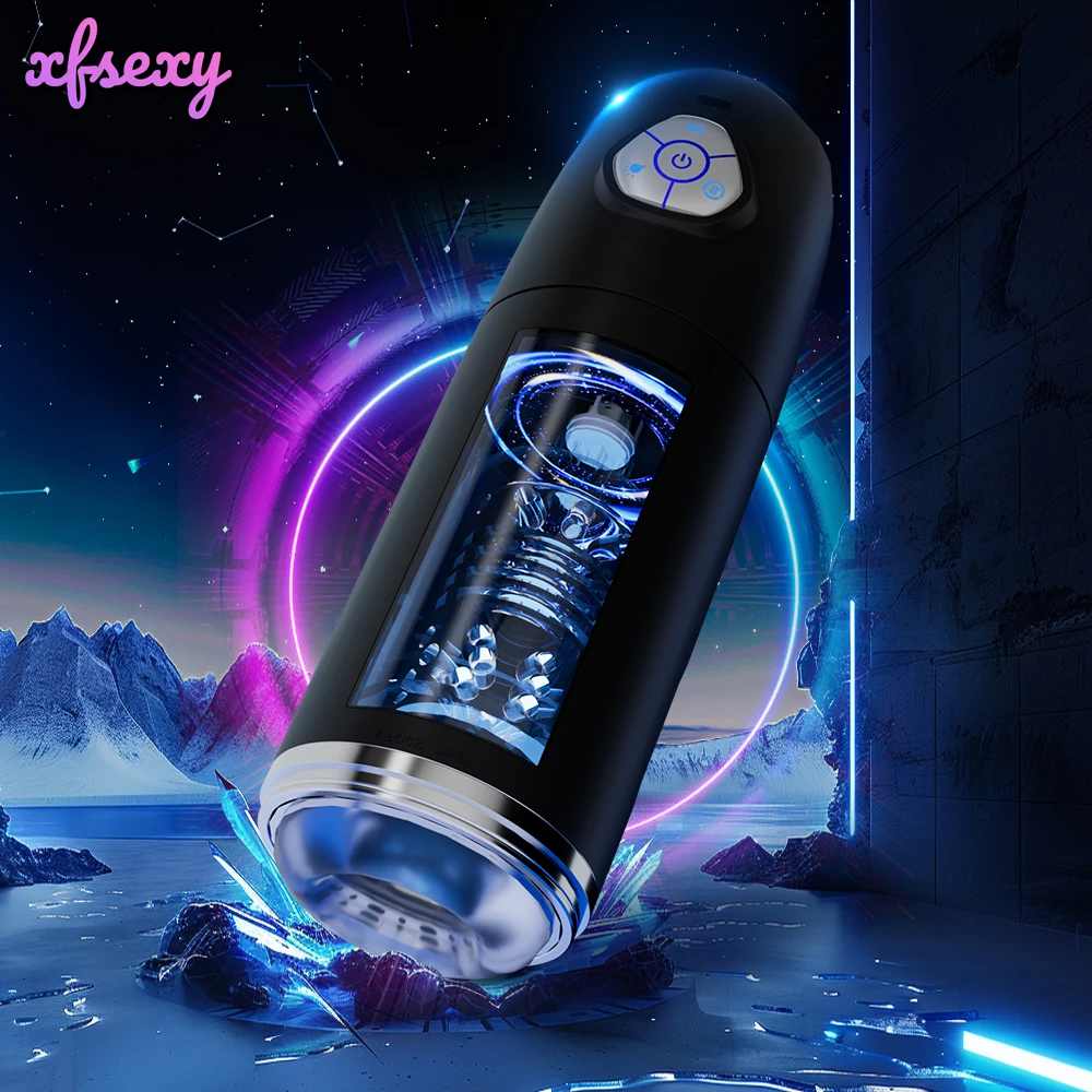 Electric Male Masturbator Cup Penis Endurance Trainer Sex Toy Adult Supplies Vagina Men's Adult Goods Men's Pussy Masturbators_voghion.com