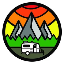 

Casita Thicklines Art Custom Tire COVER