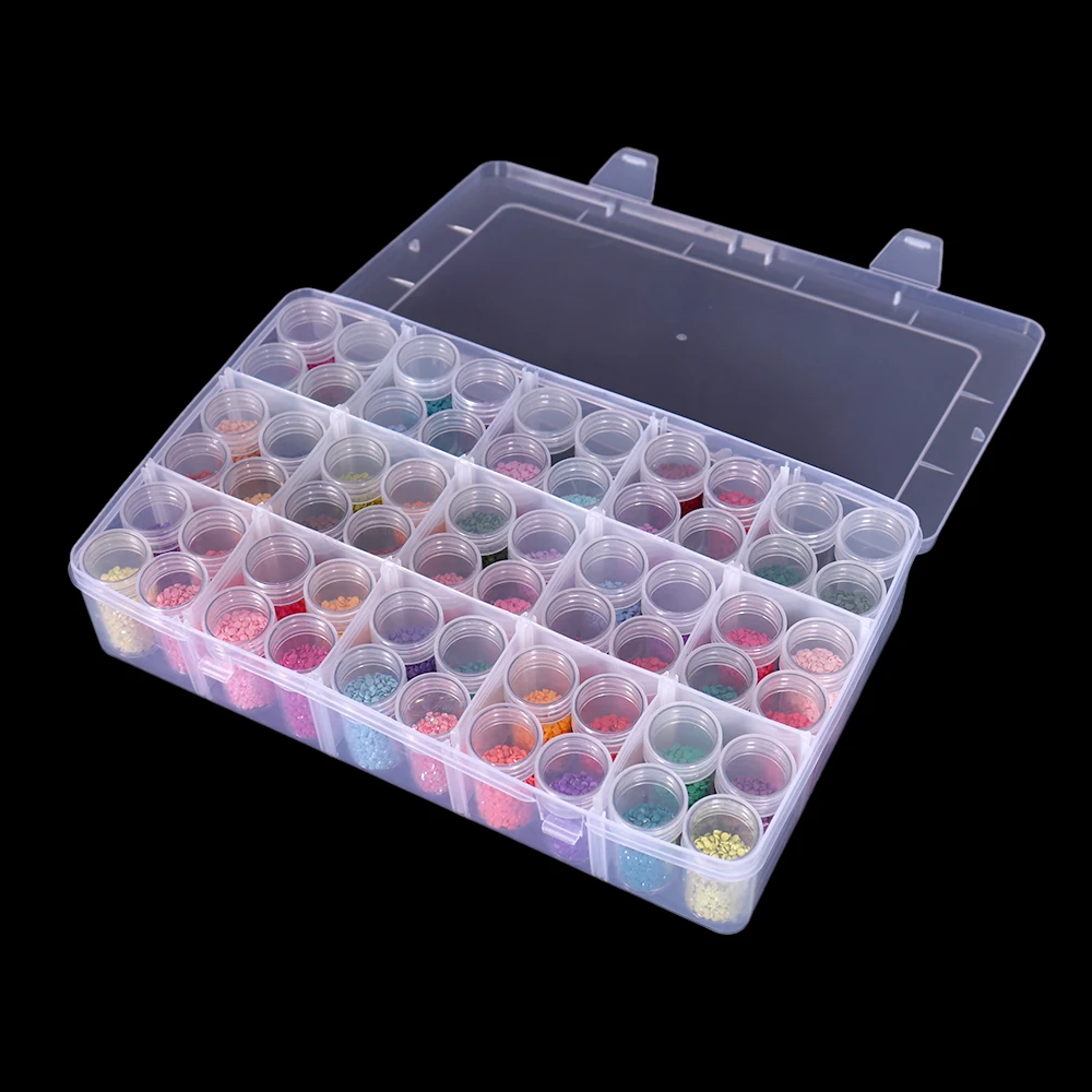 Diamond Painting Accessory Box 60 Bottles Storage