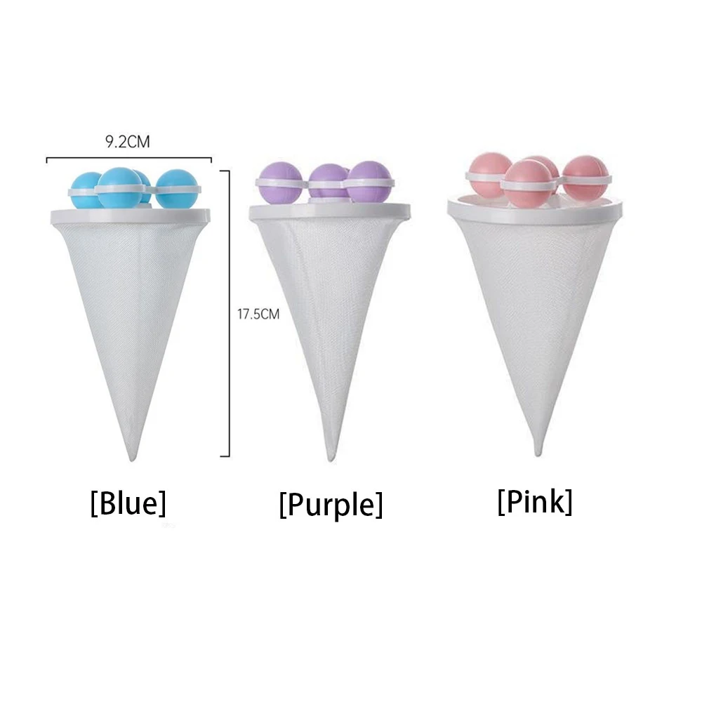 Washing Machine Hair Filter Floating Pet Fur Lint Hair Removal Catcher Reusable Mesh Dirty Collection Pouch Cleaning Balls Tools