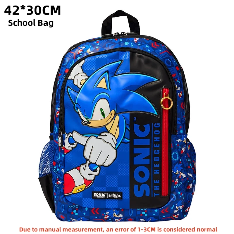 thumbnail image 1 of Mochila escolar Smiggle de Australia, mochila Sonic, serie de dibujos animados, mochila escolar para niños, mochila de anime, regalo para estudiantes, 1 of 5