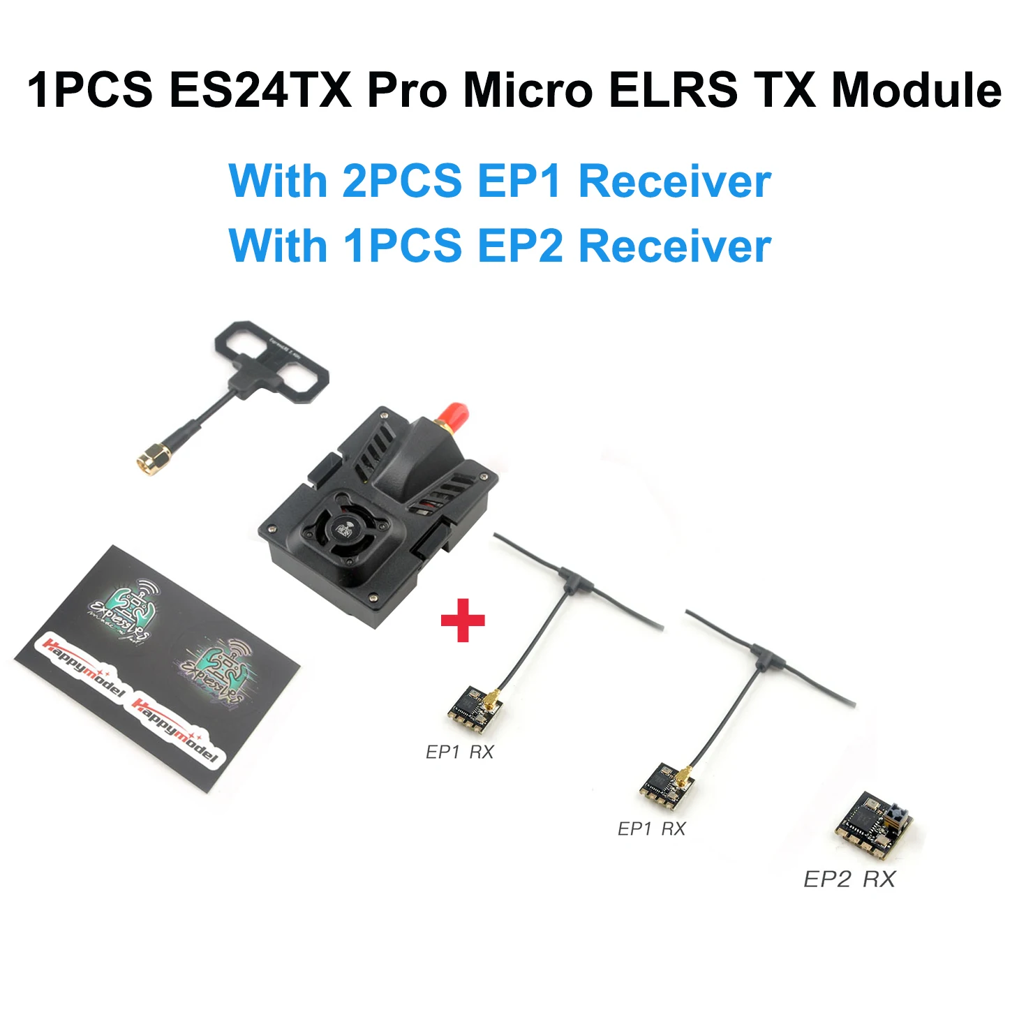 Antennes 40mm 4PCS pour Radio ELRS FPV - ES24TX Pro