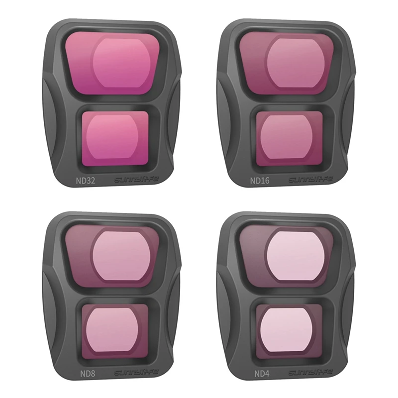 

SUNNYLIFE For Air 3 Filter Series Convenient Portable Multifunctional Parts Accessories Set,ND4 + ND8 + ND16 + ND32