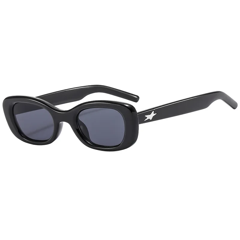 

The New Oval Small Frame Jelly Colored Sunglasses for Women Retro Trend European and American Sunshade Mirror Fashion