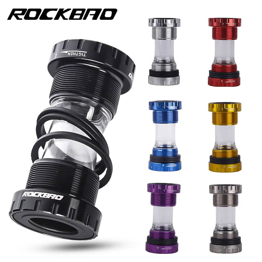 ROCKBAO-Mountain Bicycle Bottom Brackets, BB, 24mm Crankset, 68mm, 73mm, MTB Bike Bottom Bracket