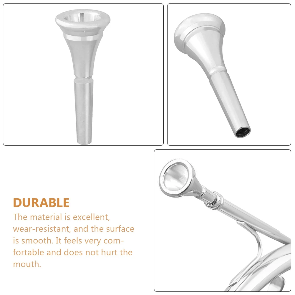 French Horn Mouthpiece Durable for Beginners Gift Player Practice Musical Instrument Supply Professional Accessories