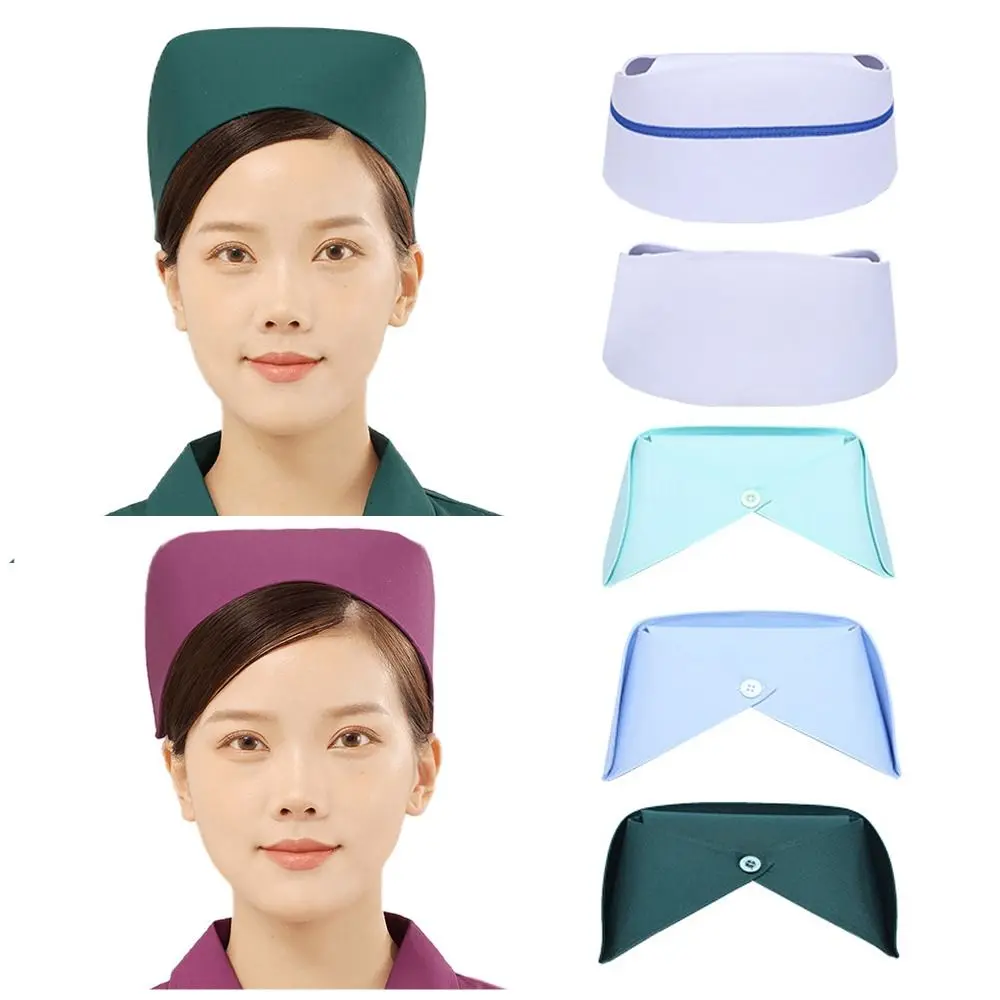High quality Costume Accessories Nurse Hat Durable Accessories Swallowtail Hat Nurse Headband Work Cap Operating Room