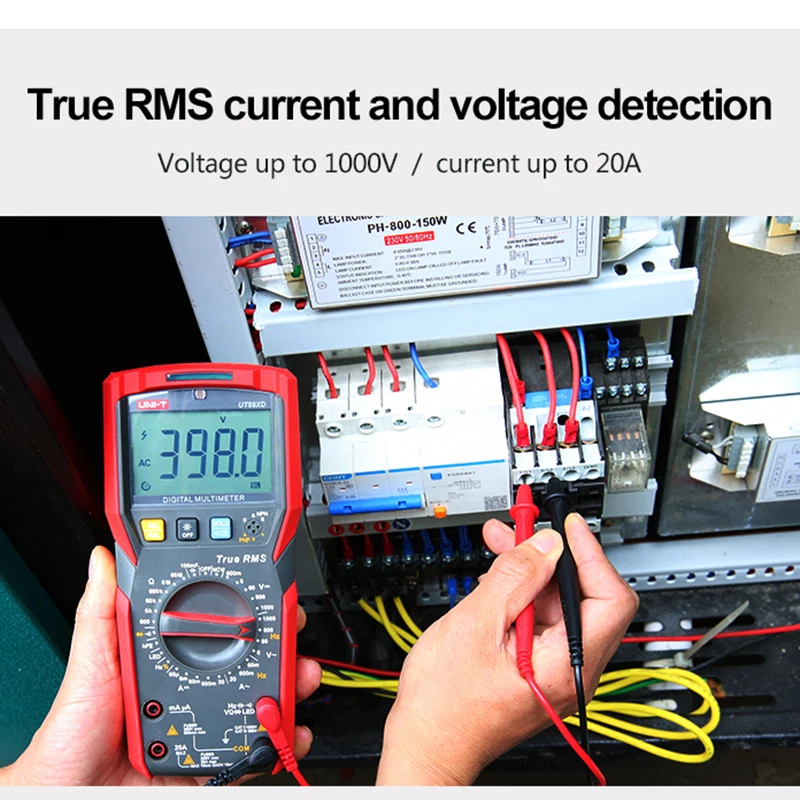 Digital Multimeter UNI-T UT89X UT89XD Professional True RMS NCV 20A Current AC DC Voltmeter Capacitance Resistance Tester