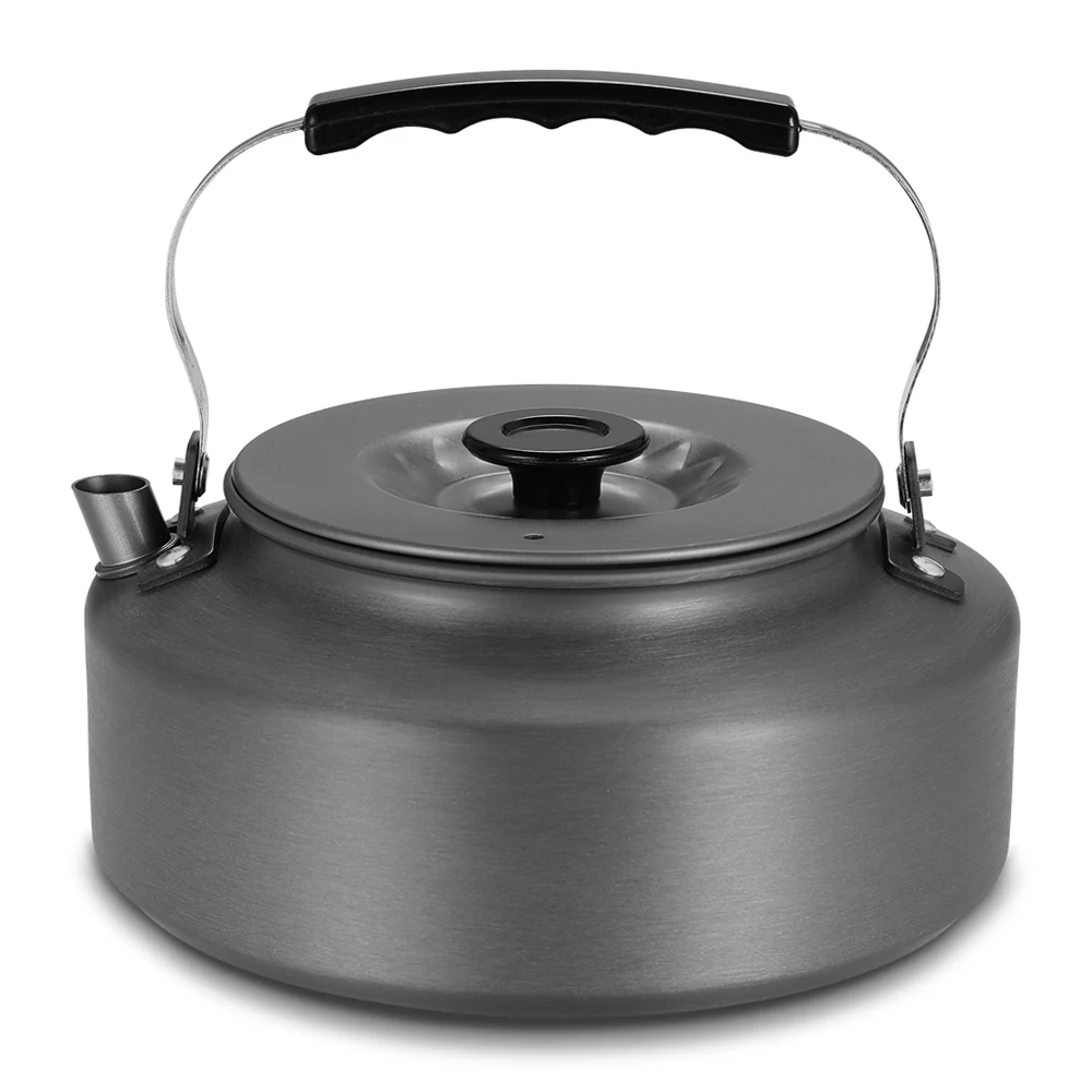 1.6L Portable Water Kettle Water Pot Teapot Coffee Pot Indoor Aluminum Alloy Tea Kettle Outdoor Camping Hiking Picnic