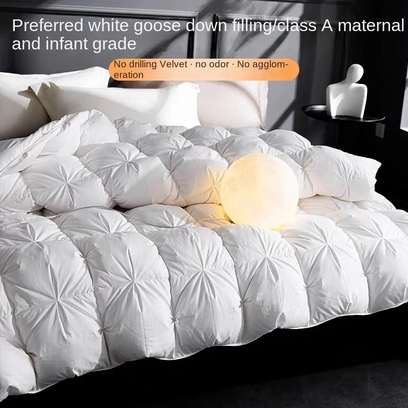 

Cotton Duvet 95 White Goose Down Spring and Autumn Comforter Thickened To Protect The Warm Winter Quilt Core