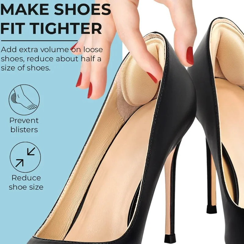 Heel Pads Sneakers Self-adhesive Sponge Patch High Heels Easy Installation Heel Stickers High-heeled Shoes Inserts shoe repair stickers,shoe repair patch,shoe repair patches,heel cushion insole,heel patch insole,heel insoles,heel protector patches,heel protector pads,heel grips,heel protector,shoe stickers,shoe anti slip stickers,shoe heel repair tips