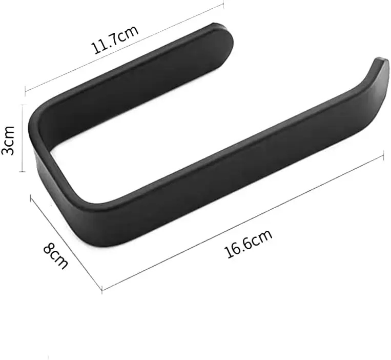 Toilet Paper Dispenser Self Adhesive Tissue Holder Plastic Paper Roll Rack for Office Bathroom Kitchen Home