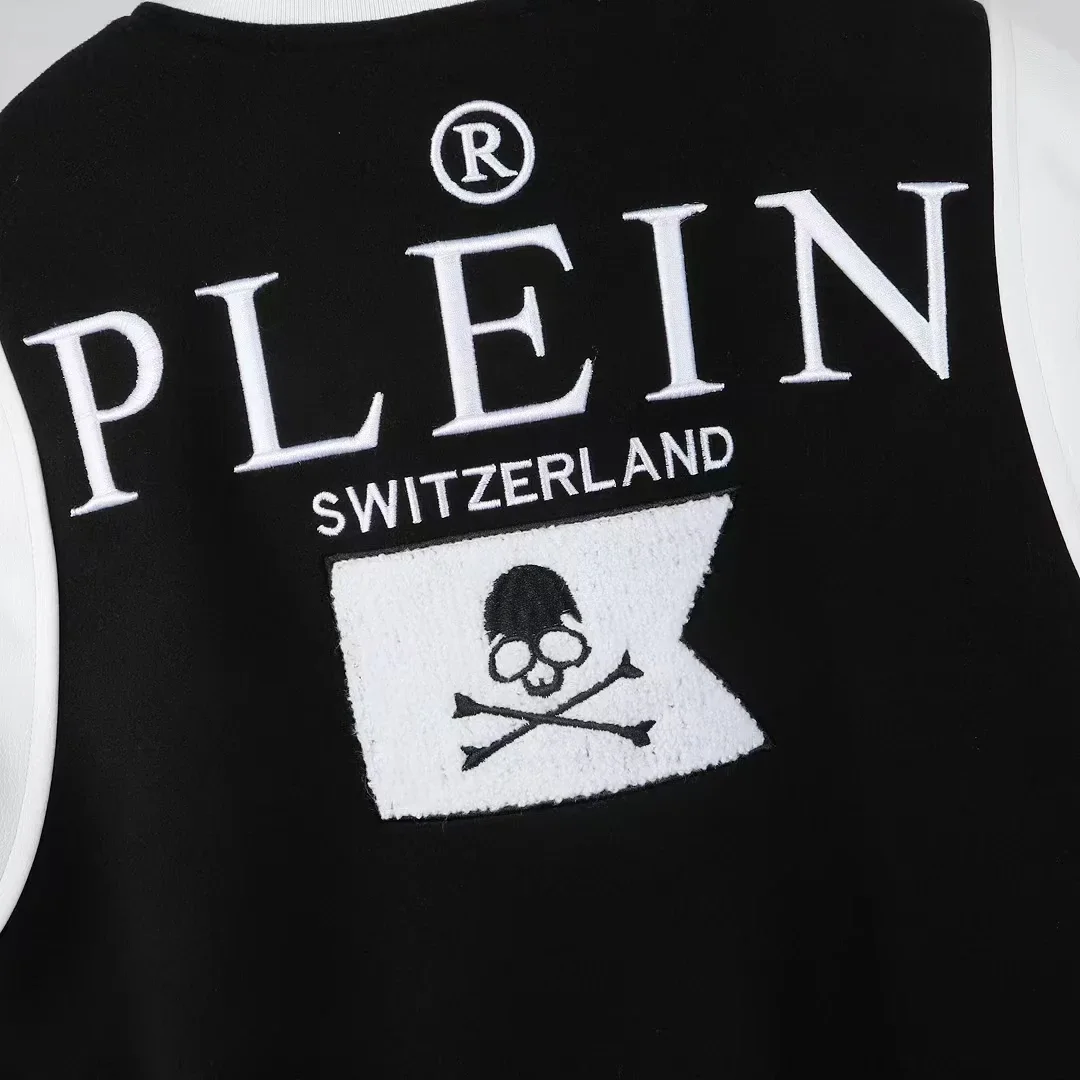 2024 Philipp Plein New Autumn/Winter Classic Fashion Trend Warm Cotton-padded Jackets for Men/women Trend Printed Diamond Jacket 5