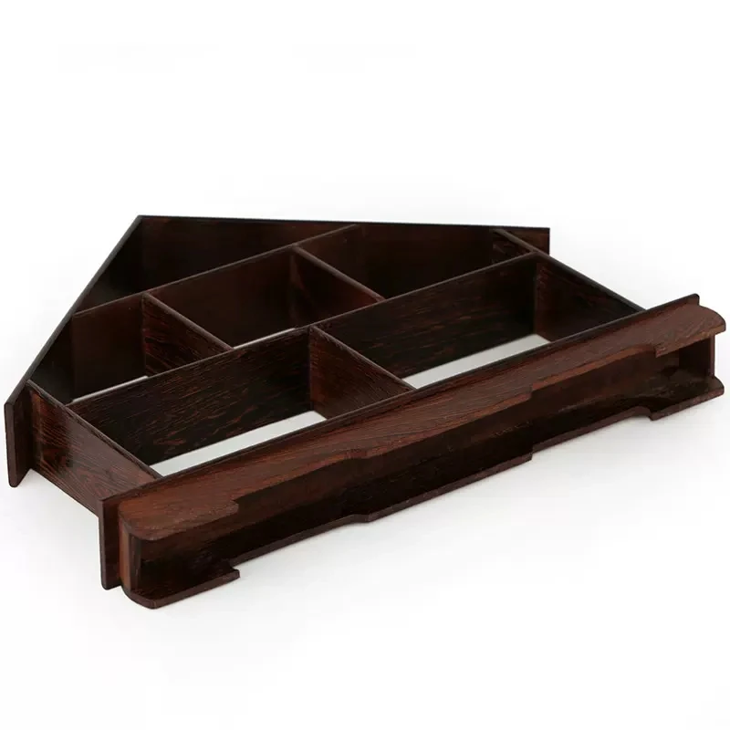 Small Statue Display Frame, Solid Wood Tea Set Display Frame, Handicraft Display Frame, Storage Frame