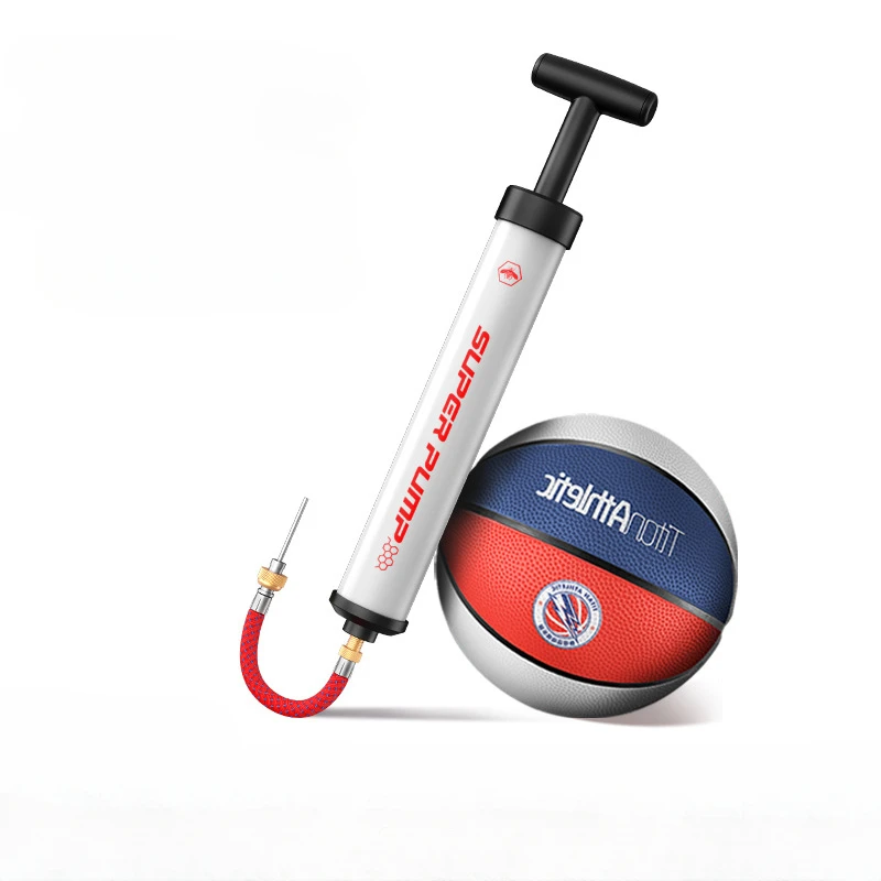 

Portable mini pump Basketball football portable manual pump