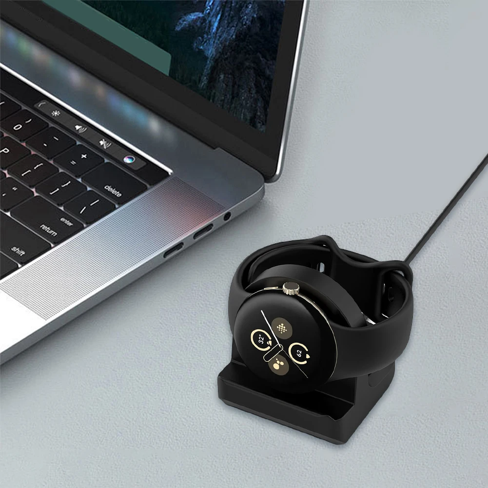 For Google Pixel Watch 2 Silicone Charger Stand Portable Wireless Charging Dock Holder for Pixel Watch 2 Accessories