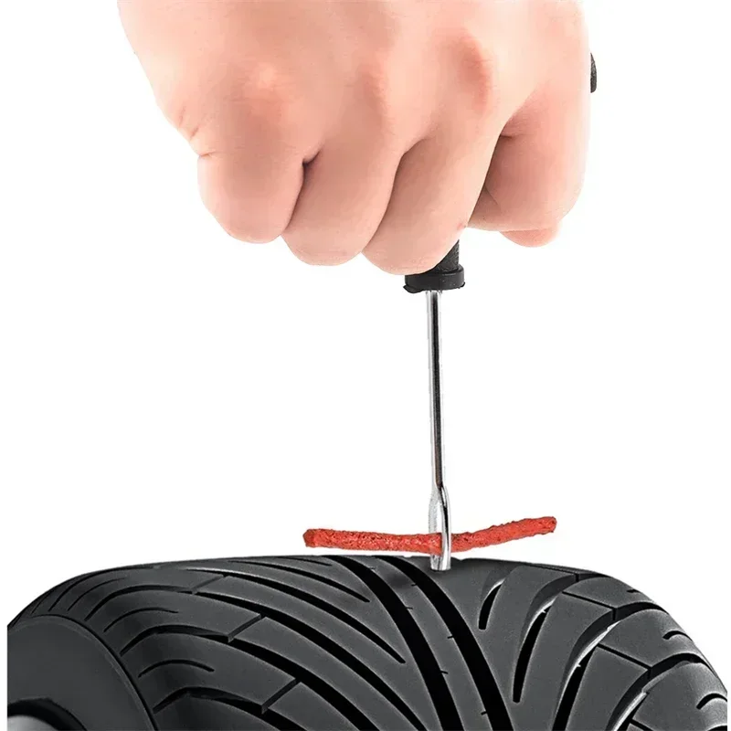 Car Tire Repair Tools Kit Rubber Strips Tubeless Tyre Puncture Studding Plug Set Truck Motorcycle Auto Accessories tire repair kit