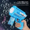 All-auto Bubble Gun with a Bottle Bubble Refill Solution, Bubble Guns Kids 3+, Bubble Machine Gun, Bubble Gun Blaster Party Favo 3