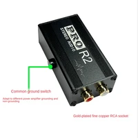 Ground Loop Audio Isolator Audio Noise Filter RCA Noise Suppressor Isolator Audio Signal Noise Reducer For PC 2