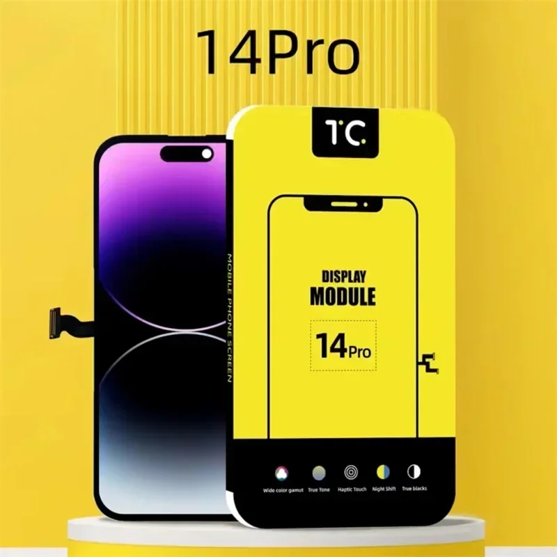 Écran TC pour iPhone 12 13 14 Pro Max X 15 Plus 15 Pro 15Promax LCD haute luminosité écran FHD résout un écran Pop-up Non authentique – Image 5