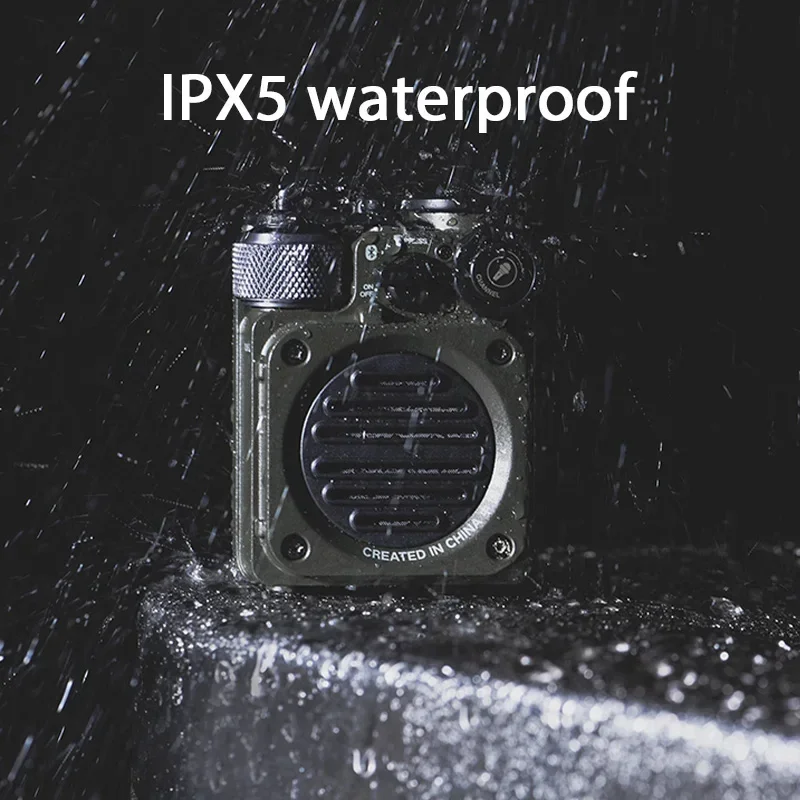 Mao King Muzen Wild Mini Speaker Mw-Pvx Wireless Bluetooth custom Camping Portable Speaker Bluetooth Waterproof Sound Subwoofer 5