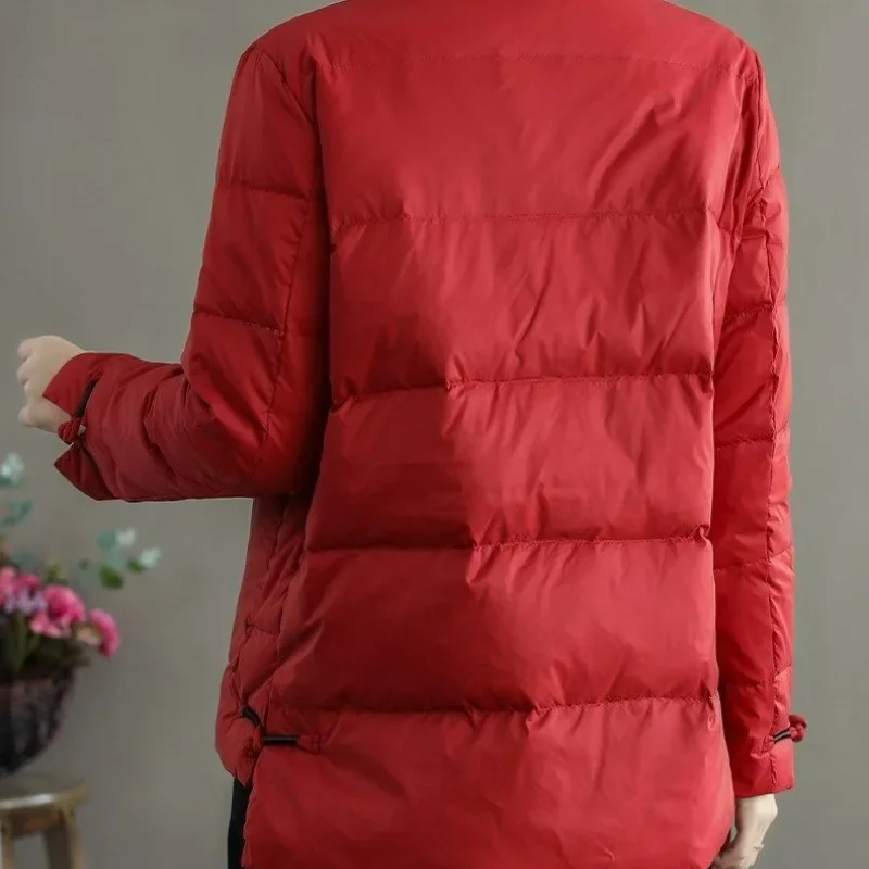 2024 New Women Down Jacket Autumn Winter Coat Female Short Parkas Loose Large Size Outwear Given To Philandering Overcoat