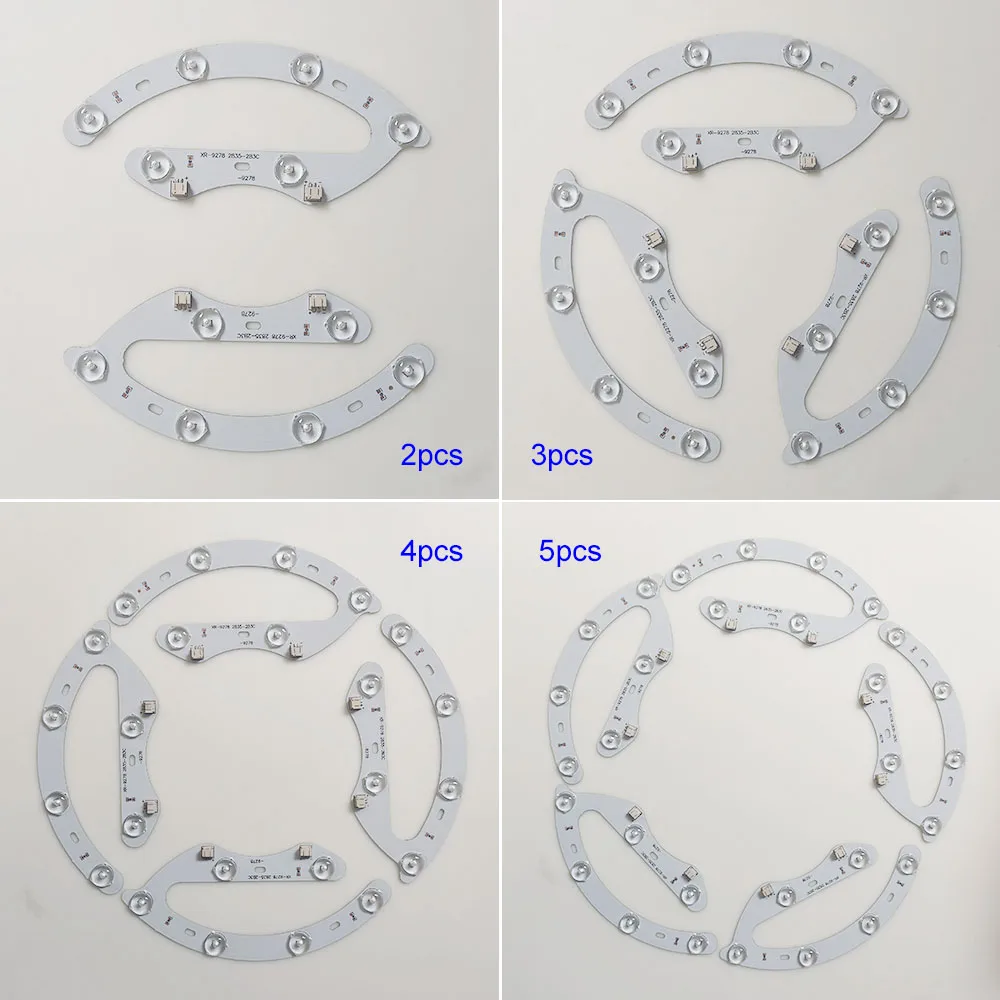 LED block with optical lens white light LED module 6000K 6500K light source be used in ceiling lamp etc Horsesh board 9W 12W/pcs