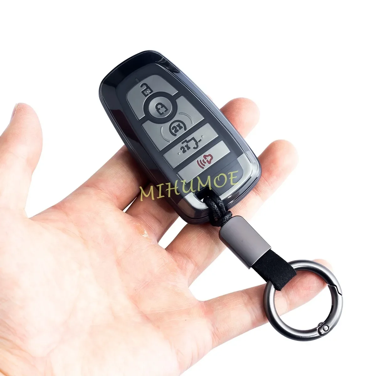 Black Transparent Key Fob Case Cover