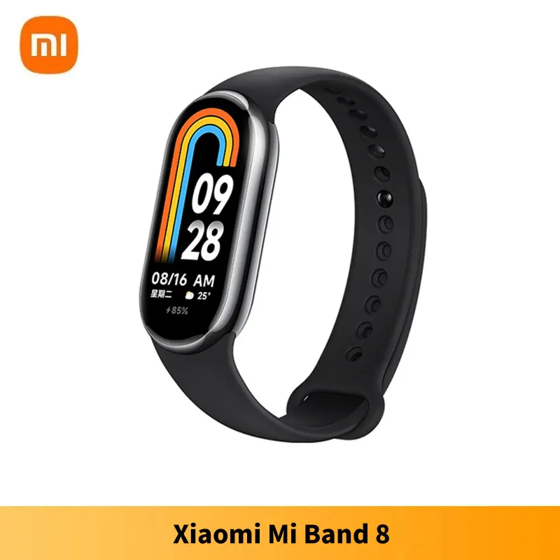 

Original Xiaomi Mi Band 8 Smart Bracelet 1.62'' AMOLED Screen 150 Sport Modes Blood Oxygen Fitness Tracking Bluetooth Smartband