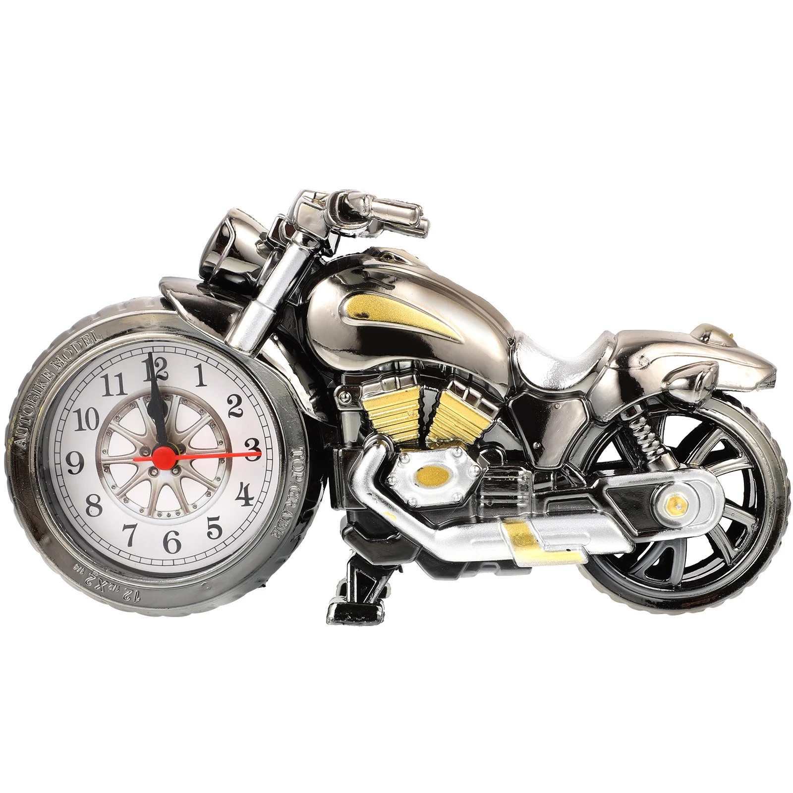 

Motorcycle Alarm Clock Motorbike Model Creative Bedside Office Dinning Table Decor Rustic