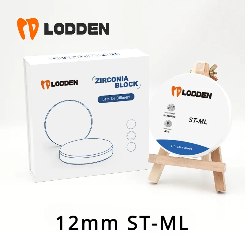 12mm-dental-zirconia-st-ml-multilayer-98mm-transparency-43-dental-lab-product-cad-cam-roland-milling-machine-dental-material