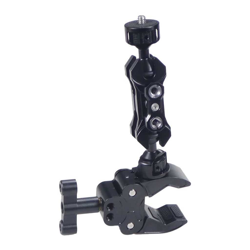 Gelenkarm Super Crab Clamp 1/4" 3/8" Magic Arm Extend Mount für Gopro Insta360 DSLR Kamera Monitor Licht Mikrofon Ständer Halter – Detail 37