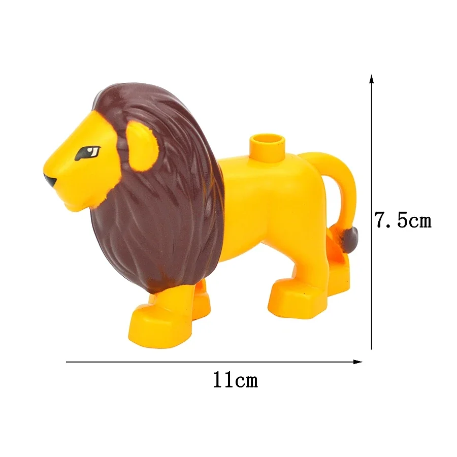 Bulk Large Animal Building Blocks Set - Farm & Zoo Creatures Toys
