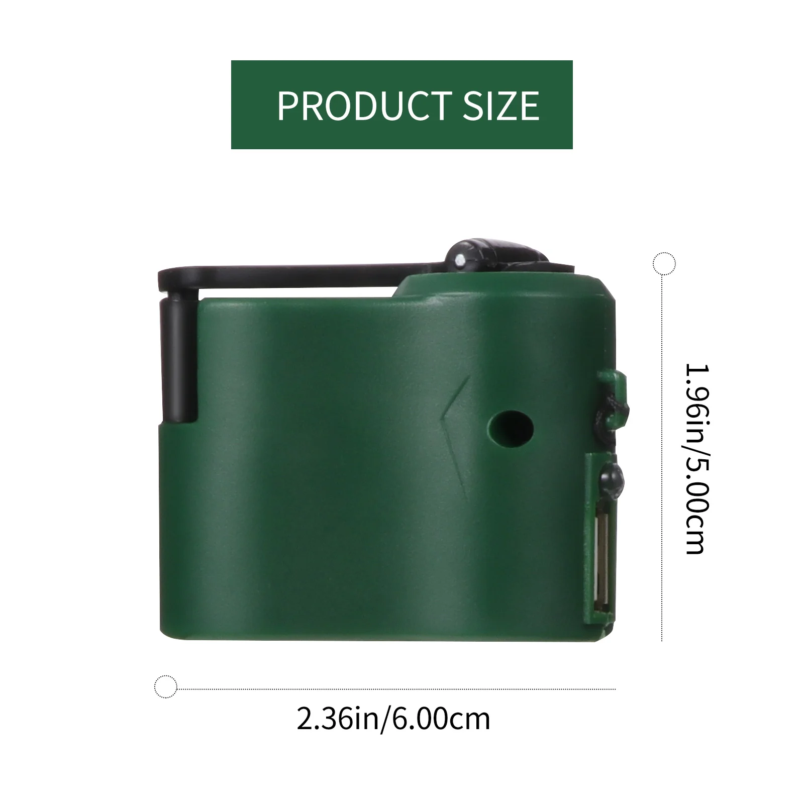 Green Hand Crank Usb Portable Power Bank Outdoor Emergency Generator Camping Dynamo Alternative Energy Supplies hand cranked generator
