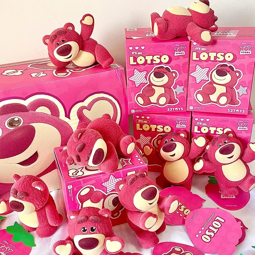 Disney Toy Story Lotso It'S Me Series Blind Box Strawberry Bear Mini Anime Figure Mystery Box Kawaii Doll Surprise Box Regalo Per Bambini