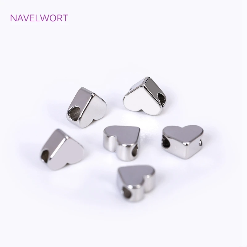 Messing 6mm Herz Spacer Perlen 18K vergoldet Pentagramm Perlen für Armbandherstellung Erkenntnisse, Schmuckherstellung Perlen, DIY Zubehör – Detail 27