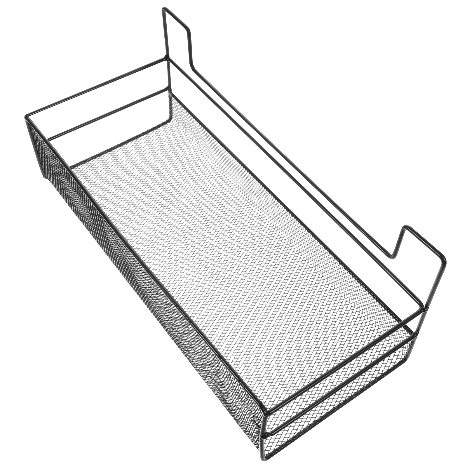 

Organizer Storage Shelf Kitchen Seasoning Hanging Basket Iron Bathroom Toiletries Rack