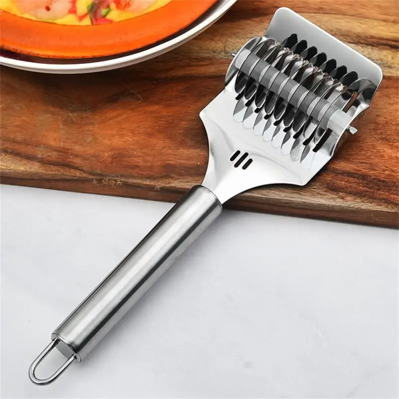 Stainless steel manual spaghett cutter pasta machine dough noodles maker ginger garlic roll crusher kitchen cooking gadgets