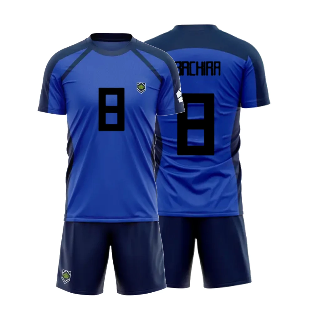 2024 New Anime Blue Lock Short Sleeve Set Futsal Football Pattern VL Replika T Shirt Sets Soccer Club Cosplay Unisex Jersey 5