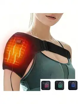 Nuevo Soporte de Hombro con Protección 2026, 3 Niveles de Calor, Masaje, Cinturón de Masaje, Regalos, Cuidado de la Salud, Mantiene el Calor, Alimentado por Enchufe 3