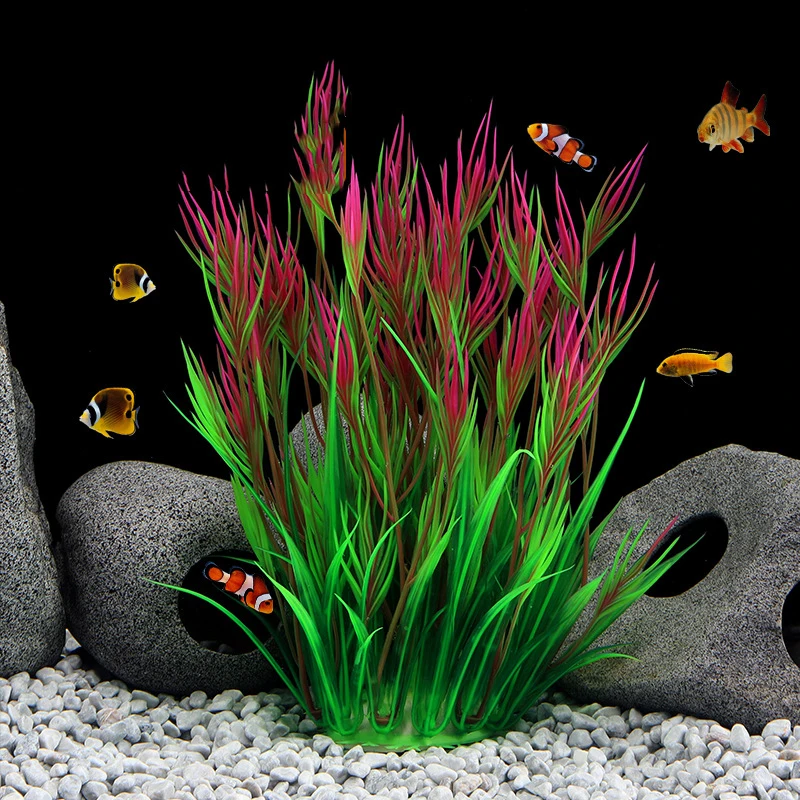 Aquarium Artificial Water Grass Decoration Fish Tank Plastic Plant Art Ornament 