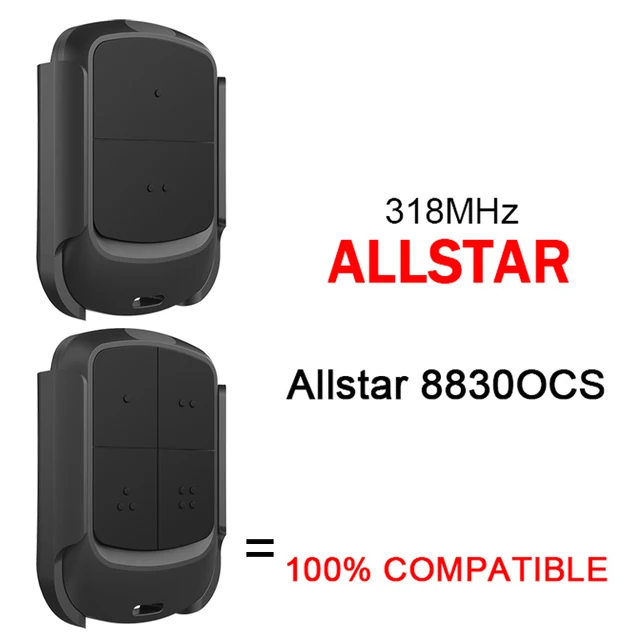 ALLSTAR Allstar 8830OCS Remote Control Replicator 318MHz Garage Door Opener Remote Control Electric Door Conteol Clone Copy 1