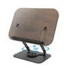 Book Stand for Reading Adjustable Book Holder with 360° Swivel Foldable Cookbook Stand Textbook Stand for Music Scores Recipe 2