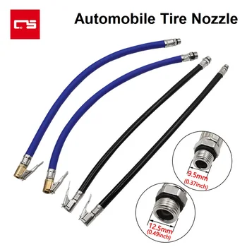 Car Tire Air Inflator Hose Inflatable Pump Extension Tube Adapter Twist Tyre Air Connection Locking Air Chuck Bike Motorcycle 1