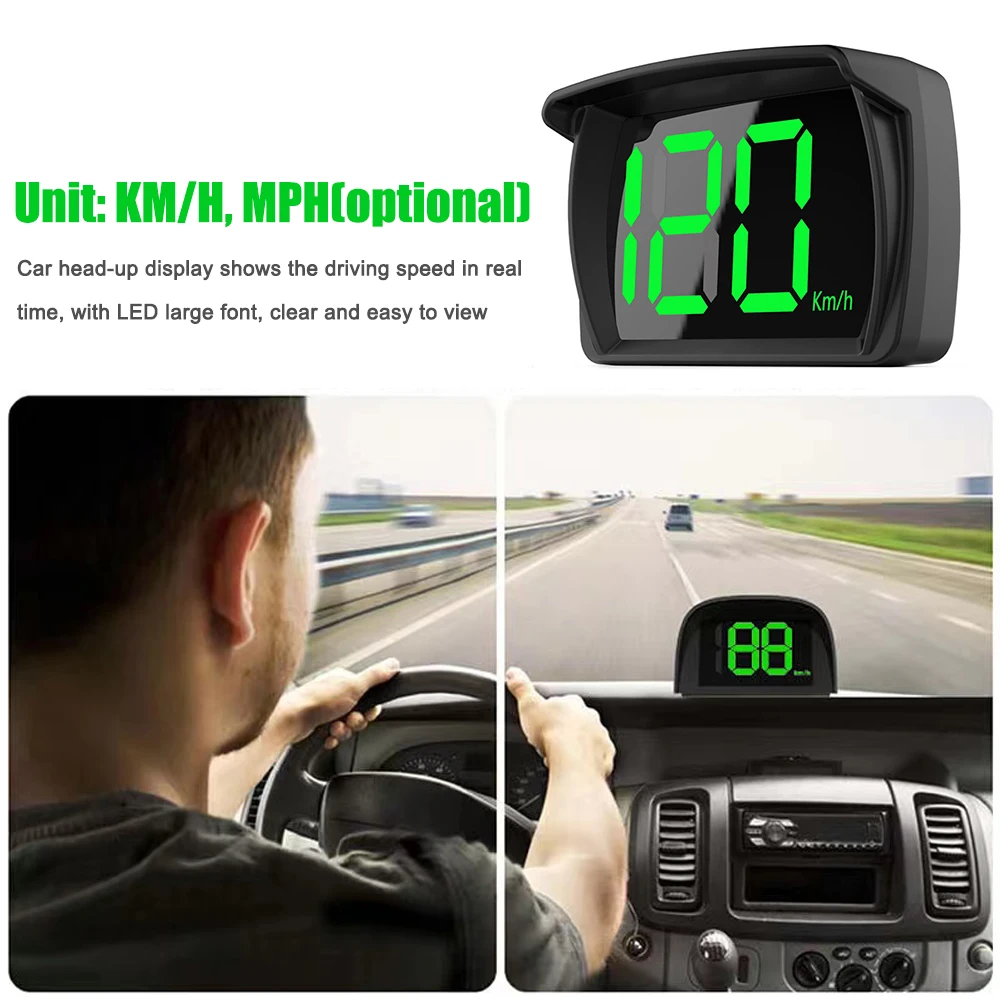 Universal Car HUD Y03 Head Up Display tachimetro GPS 2.8 pollici