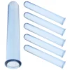 6 Pcs Hydroponic Vase Test Tube Vases Flower Tubes Transparent Plastic Crystal Epoxy 5